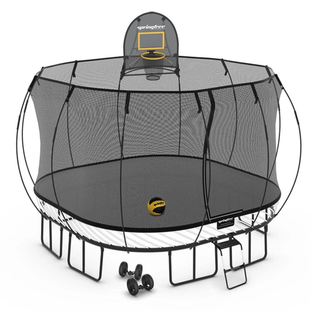 Springfree Large Square Trampoline - Moving Bundle