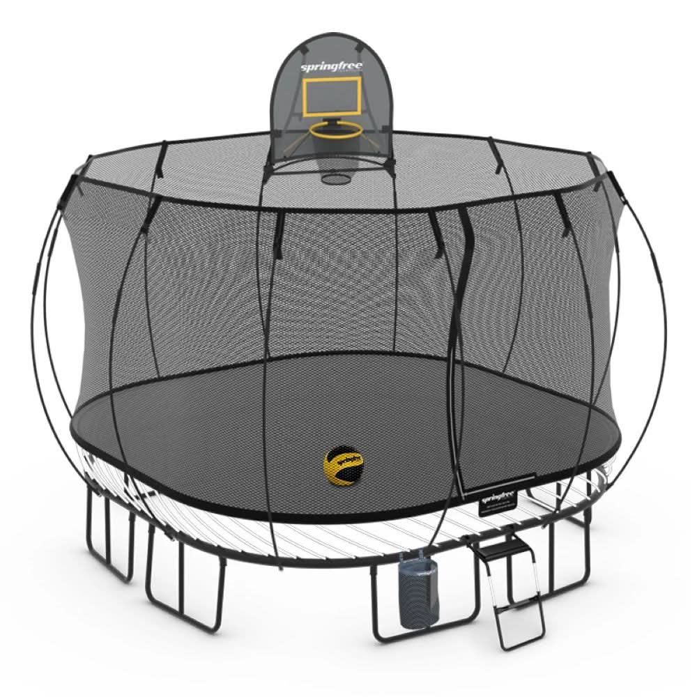 Springfree Large Square Trampoline - Sports Bundle