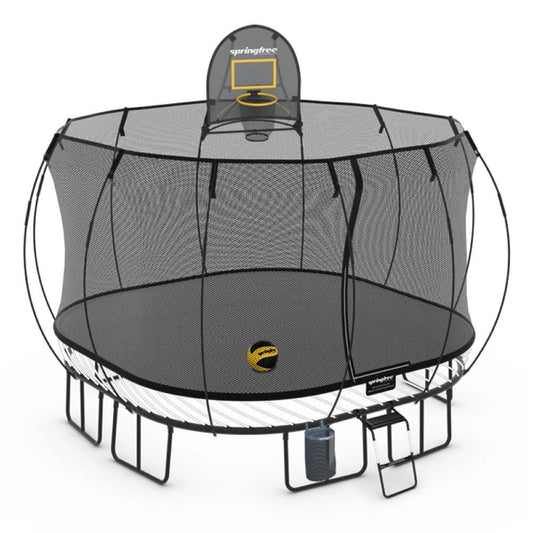 Springfree Large Square Trampoline - Sports Bundle