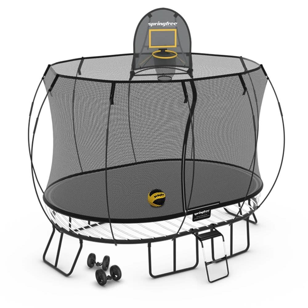 Springfree Medium Oval Trampoline - Moving Bundle