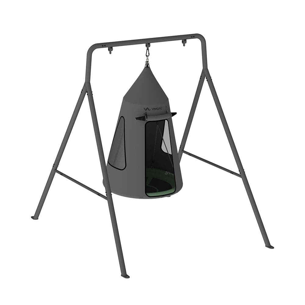 Gobaplay Single Swing Set with Tent Swing