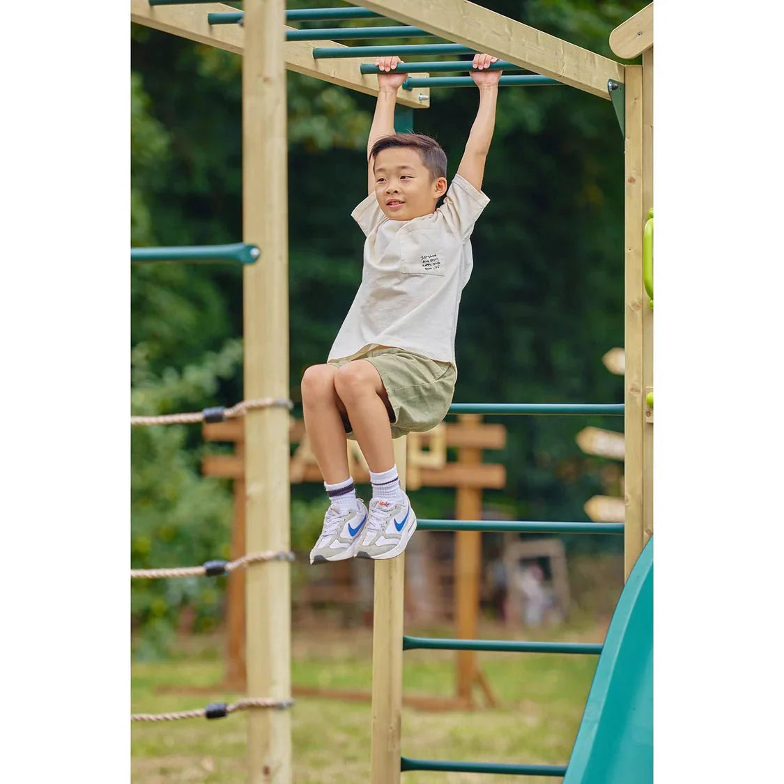 Plum® Lookout Tower Colour Pop Play Centre with Swings & Monkey Bars