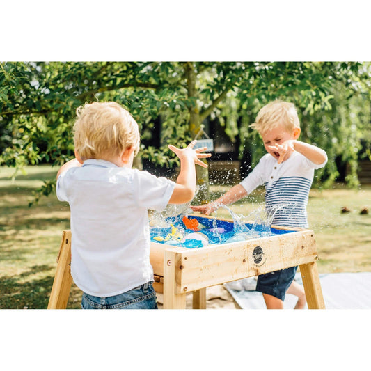 Plum build and splash Activity Table with Cover