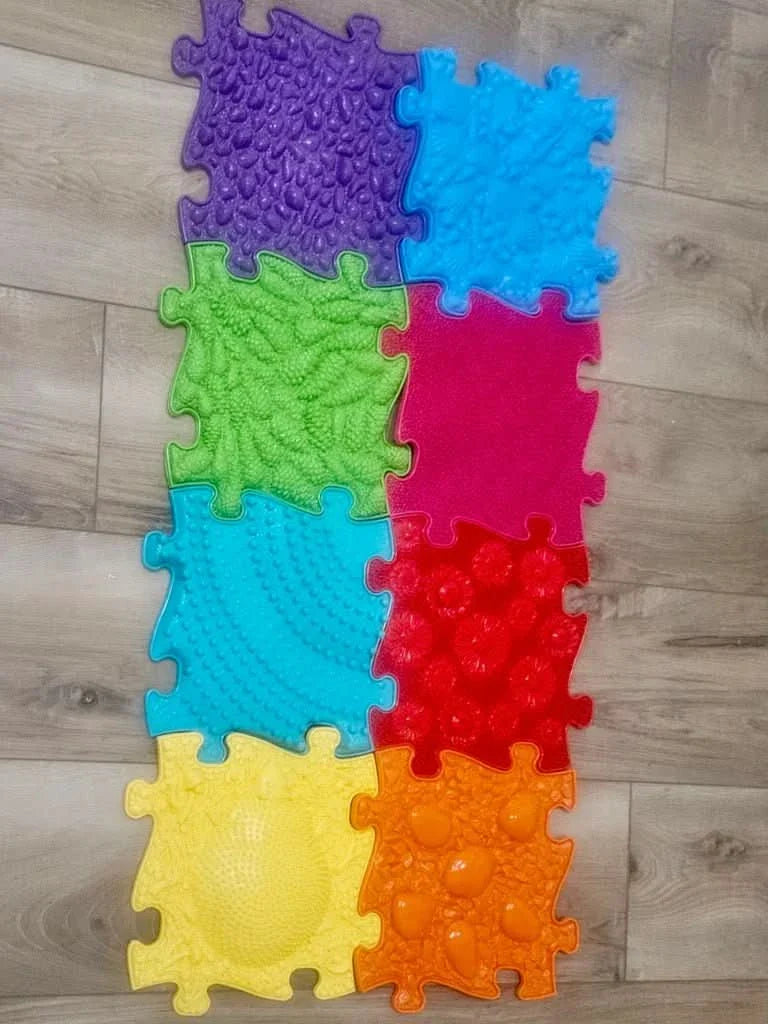 Muffik Rainbow Sensory Play Mat Set - Tinnitots