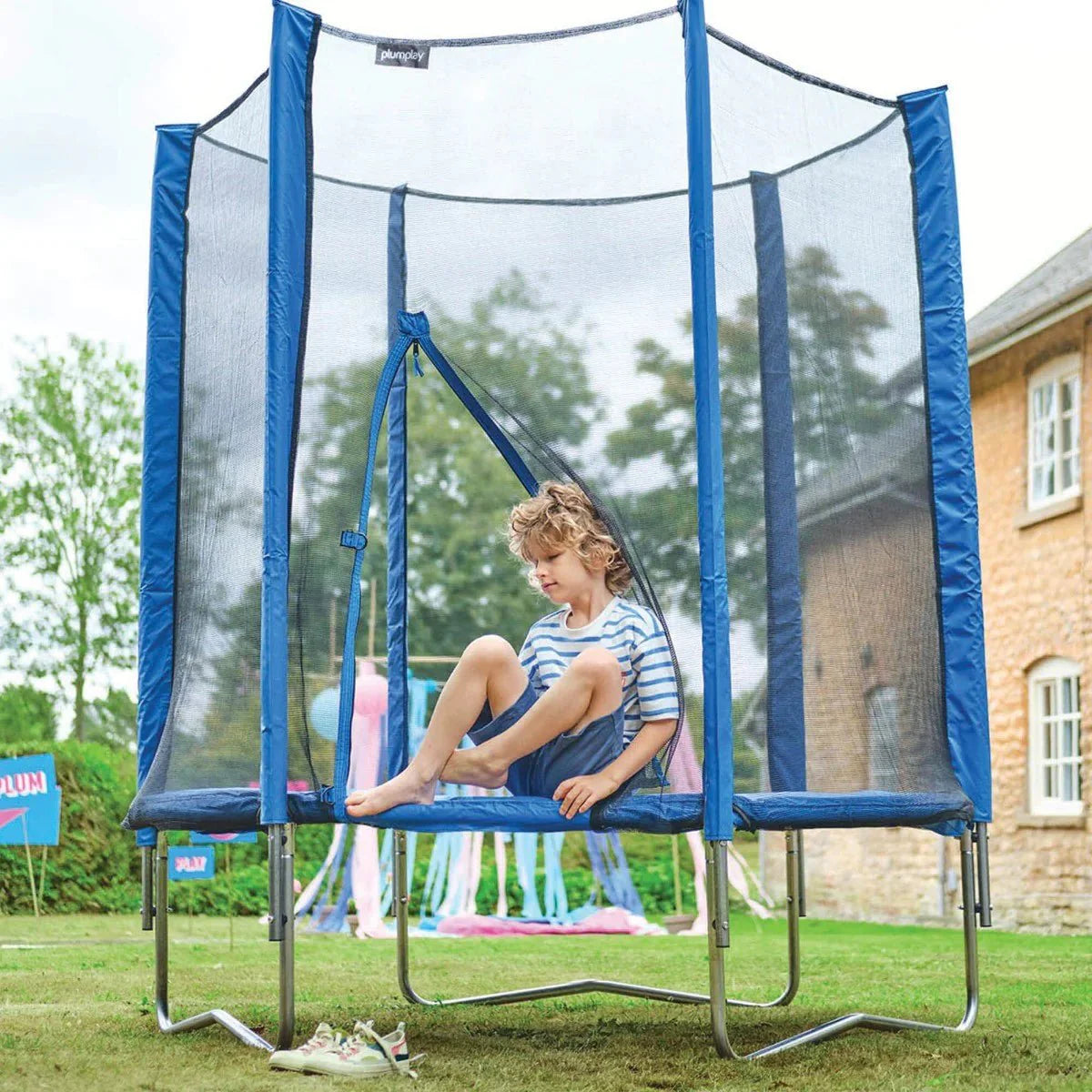 Plum® 7ft Junior Jumper Trampoline - Blue