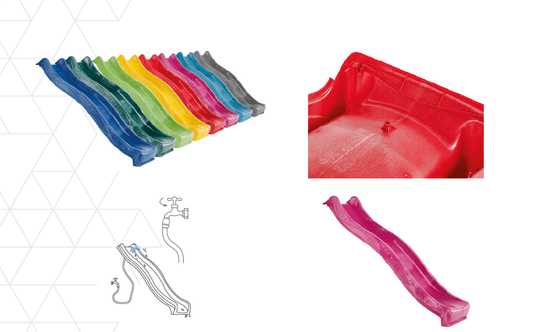 Plastic Water Slide 2.2m Assorted Colours